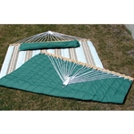 OVERSTOCK Quilted Forrest Green Cloth Hammock