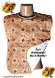 Adult Floral Bib w/Vinyl Barrier (Each)
