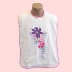 Adult Designer Embroidery Bibs (Per 3 Pack)