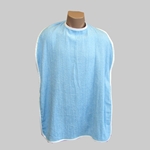 Adult Bib Blue Large Terry Cloth Tie (each)