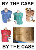 Flannel Adult Bibs (Case of 100)