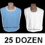 100%Cotton Terry Cloth Adult Bibs (per 300)