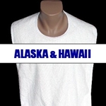 Alaska Hawaii Adult Bibs