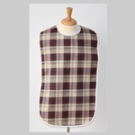 Adult Bib: Plaid 18: x 35