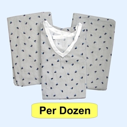 V-Neck Hospital Gown (Per Dozen)