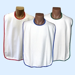 Deluxe Adult Bibs Snap Neck Closure (Each)