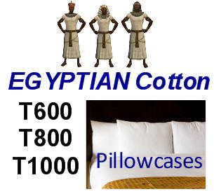 Egyptian Cotton Pillowcases (per pair)