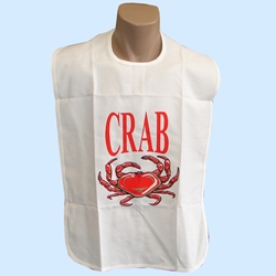 Cloth Crab Bib: Reusable Washable