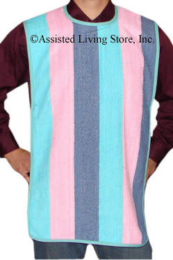 Adult Striped Bib Heavy Blended (Each)