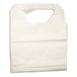 Disposable Poly Paper Adult Lap Bib (Per Case of 300)
