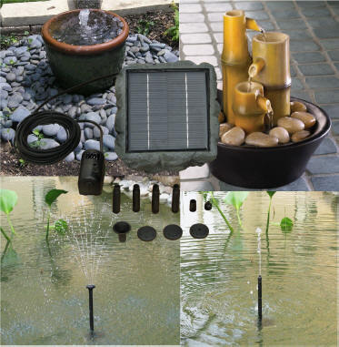 OVERSTOCK Solar Water Fountain